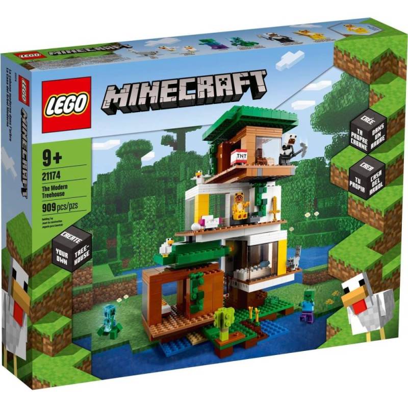 Конструктор LEGO Minecraft "Сучасний будиночок на дереві" арт.21174
