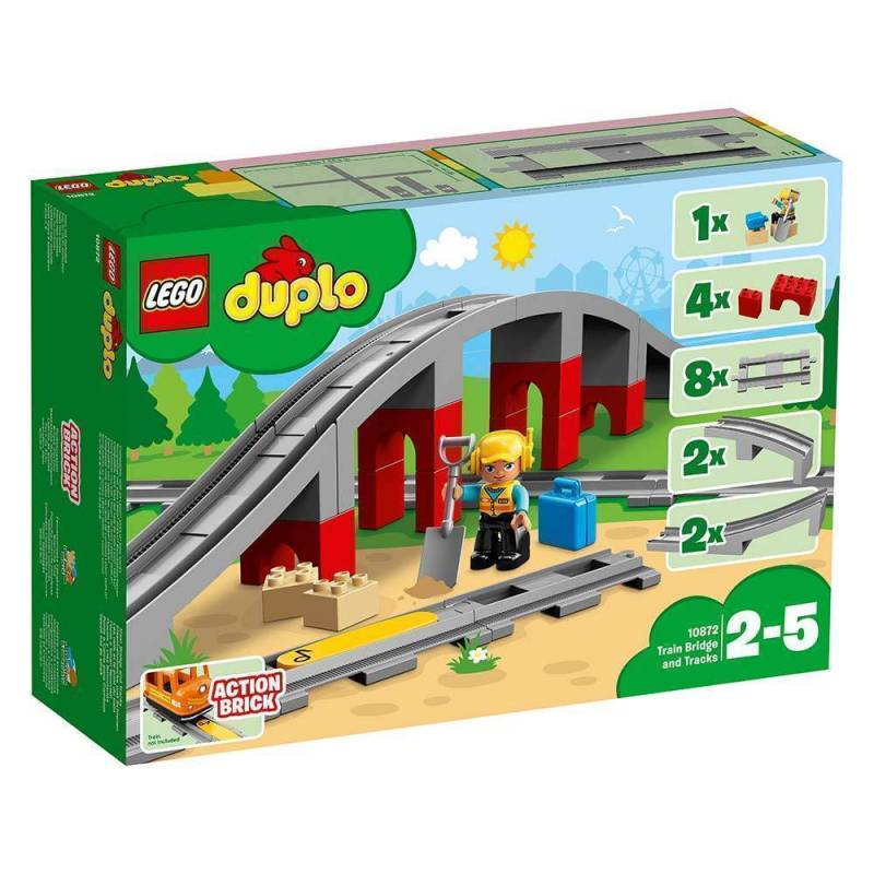 Конструктор LEGO Duplo "Залізничний міст і рейки" арт.10872