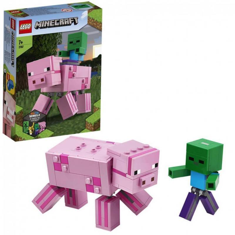 Конструктор LEGO Minecraft "Свиня і малюк-зомбі" арт.21157