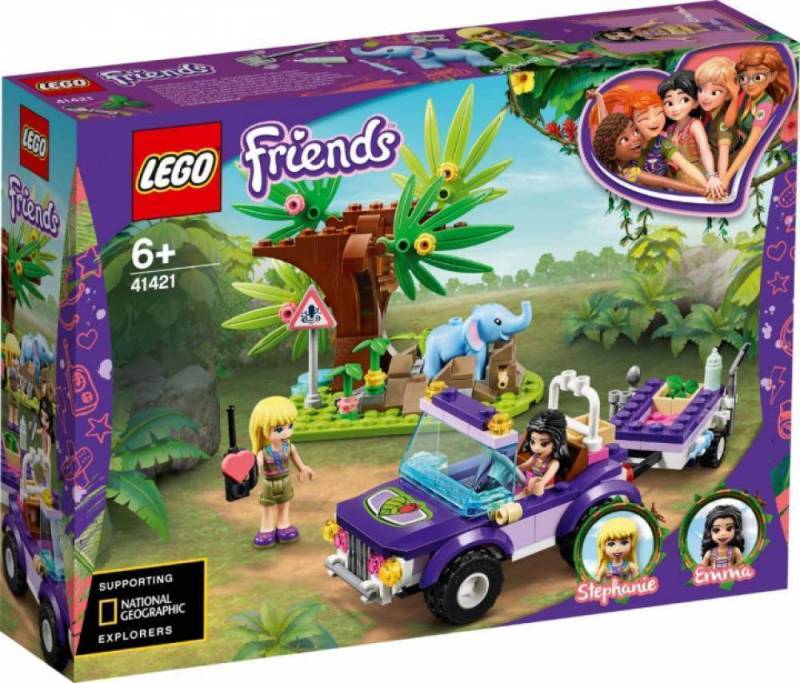 Конструктор LEGO Friends "Порятунок слоненятка в джунглях" арт.41421