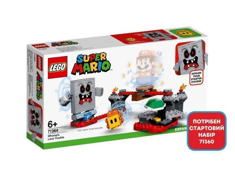 Конструктор LEGO Super Mario "Неприємності в фортеці Вомп." Додатковий набір карт.71364