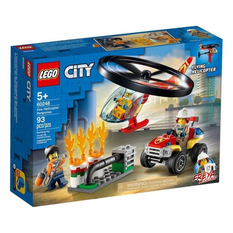 Конструктор LEGO City "Пожежний загін на вертольоті" арт.60248