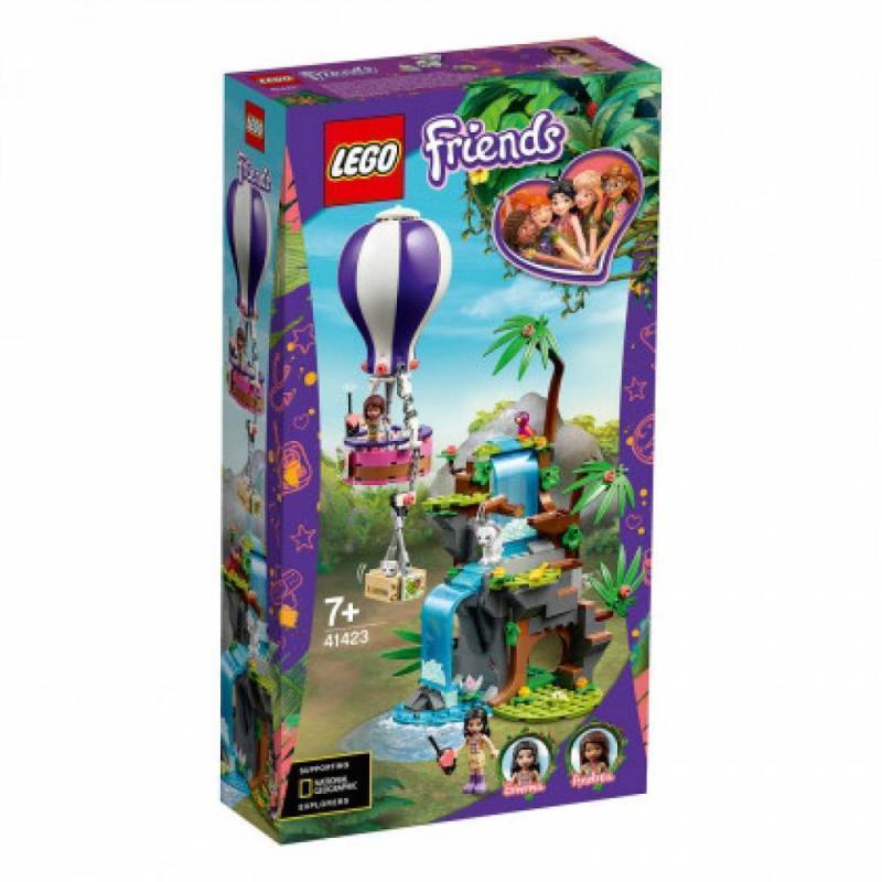 Конструктор LEGO Friends "Порятунок тигра з джунглів на повітряній кулі" арт.41423