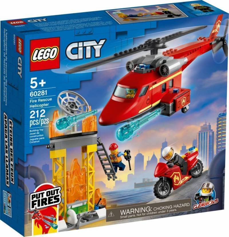 Конструктор LEGO City "Пожежний рятувальний гелікоптер" арт.60281