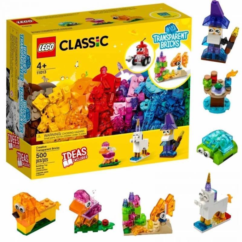Конструктор LEGO Classic "Прозорі кубики для творчості" арт.11013