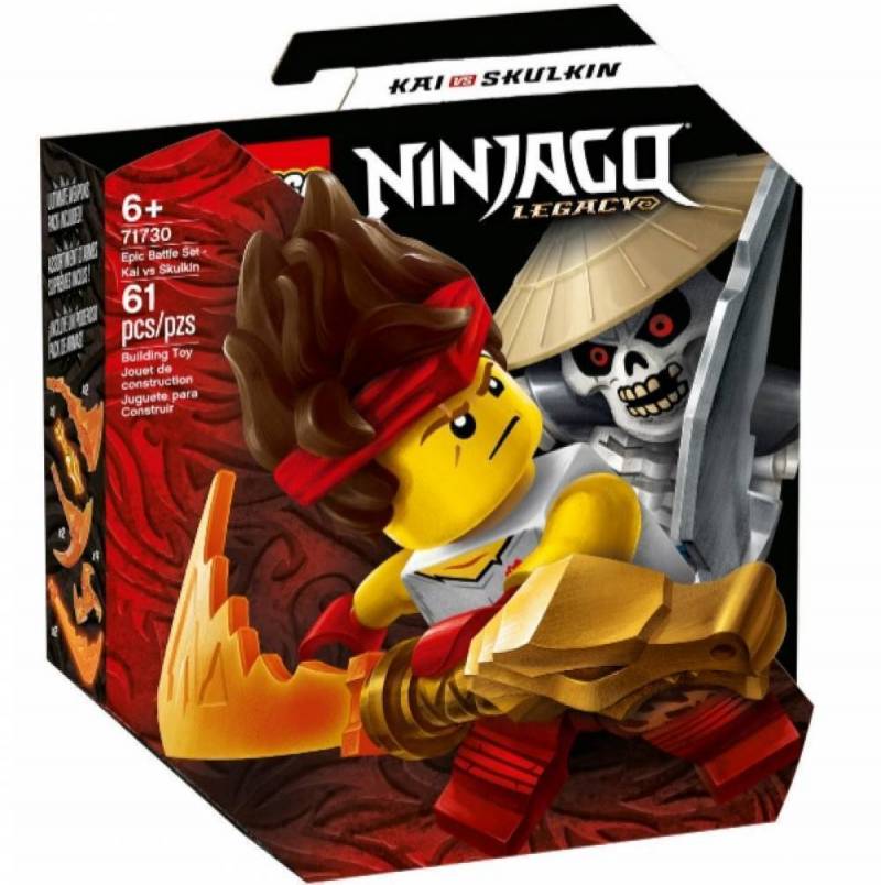 Конструктор LEGO Ninjago "Грандіозна битва Кай проти Скалкіна" арт.71730