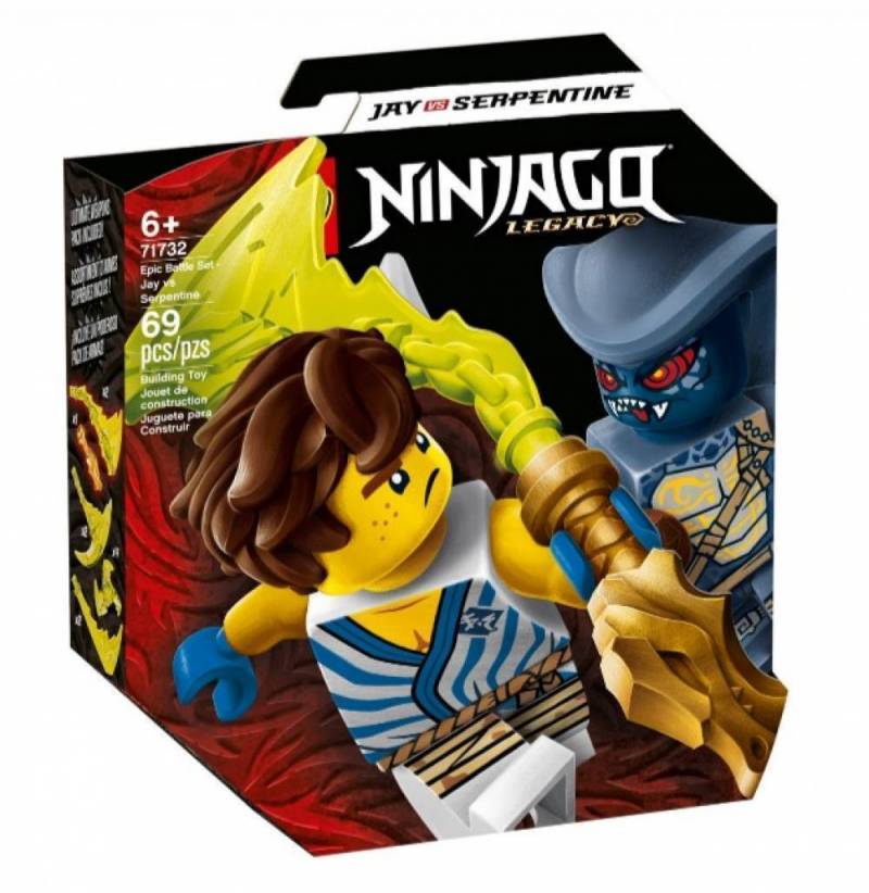 Конструктор LEGO Ninjago "Грандіозна битва Джей проти Серпентина" арт.71732