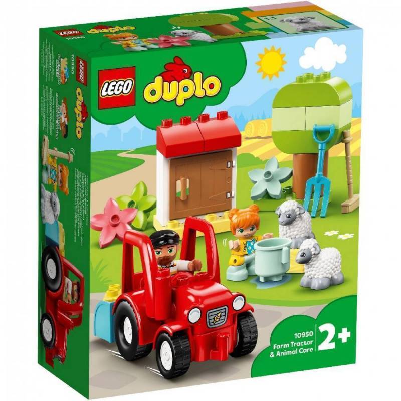 Конструктор LEGO Duplo "Сільськогосподарський трактор і догляд за тваринами" арт.10950