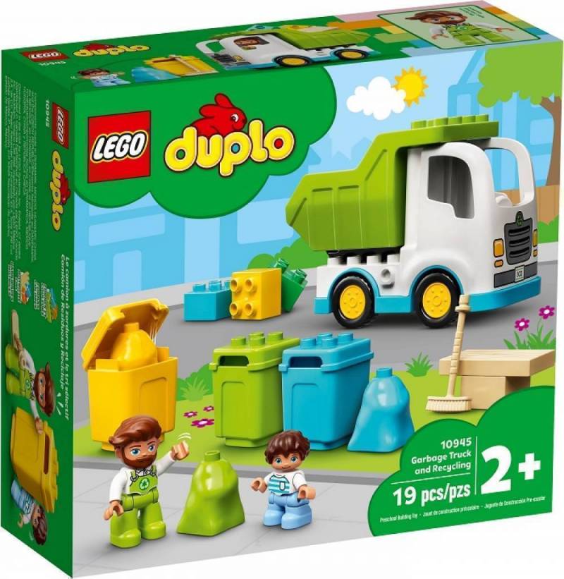 Конструктор LEGO Duplo "Сміттєвоз та сміттєпереробка" арт.10945