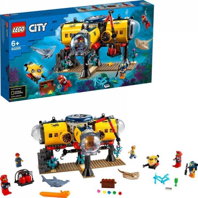 Конструктор LEGO City "Океан: науково-дослідна станція" арт.60265