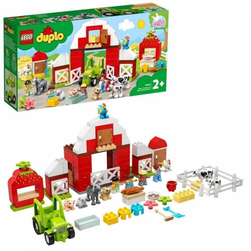 Конструктор LEGO Duplo "Хлів, трактор і догляд за тваринами" арт.10952