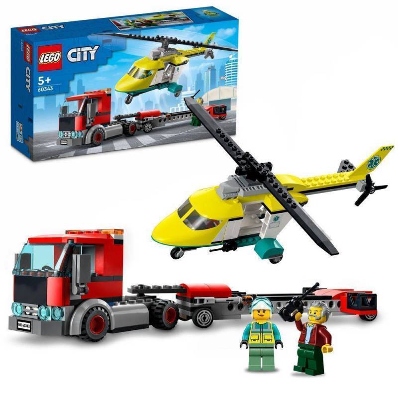 Конструктор LEGO City "Перевезення рятувального гелікоптера" арт.60343