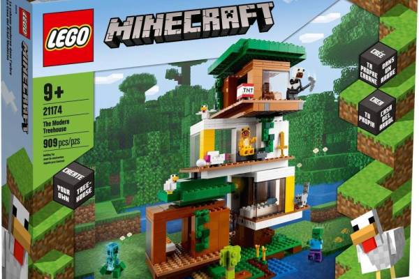 Конструктор LEGO Minecraft "Сучасний будиночок на дереві" арт.21174