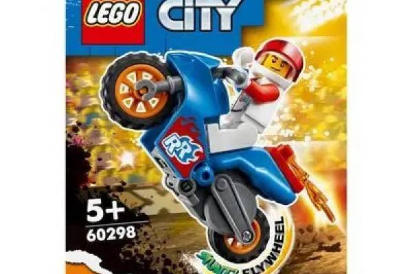 Конструктор LEGO City Stuntz "Каскадерський мотоцикл-ракета" арт.60298