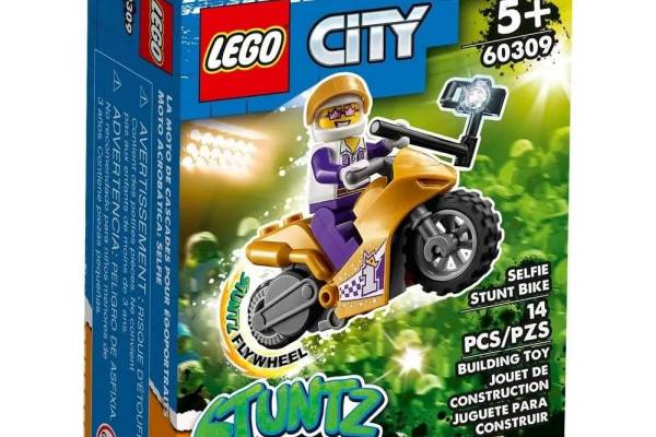 Конструктор LEGO City Stuntz "Селфі на каскадерському мотоциклі" арт.60309