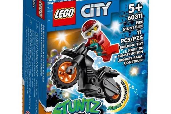 Конструктор LEGO City Stuntz "Вогняний каскадерський мотоцикл" арт.60311