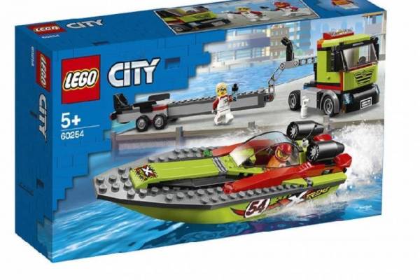Конструктор LEGO City "Перевізник гоночного катера" арт.60254