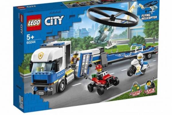 Конструктор LEGO City "Перевезення поліцейського гелікоптера" арт.60244