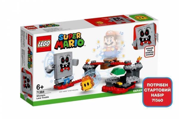 Конструктор LEGO Super Mario "Неприємності в фортеці Вомп." Додатковий набір карт.71364