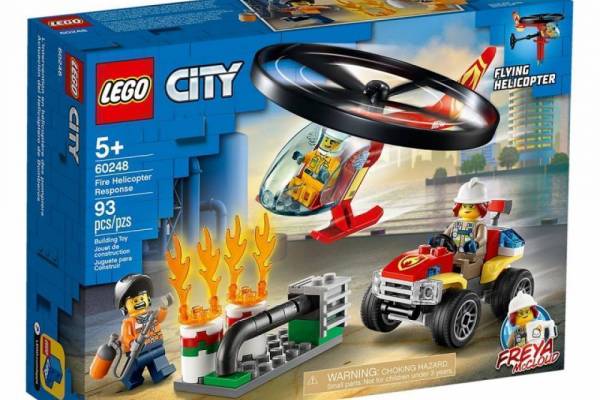 Конструктор LEGO City "Пожежний загін на вертольоті" арт.60248