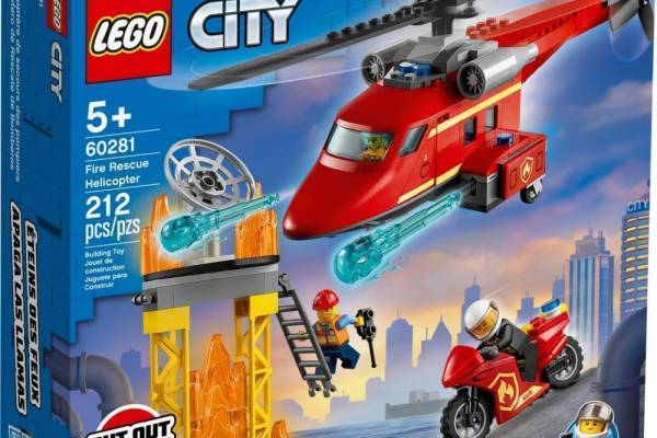 Конструктор LEGO City "Пожежний рятувальний гелікоптер" арт.60281