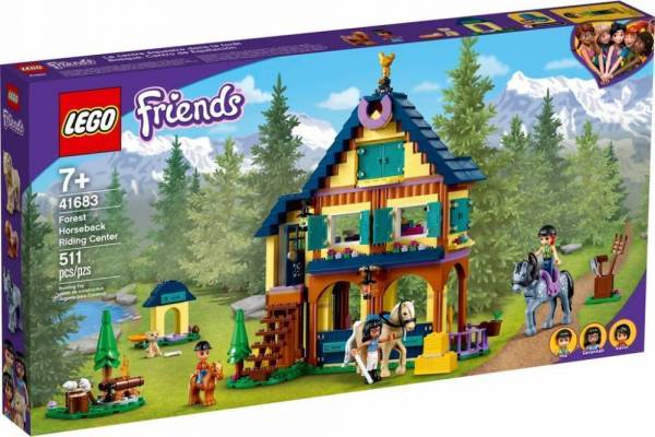 Конструктор LEGO Friends "Лісовий центр верхової їзди" арт.41683