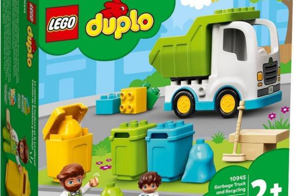 Конструктор LEGO Duplo "Сміттєвоз та сміттєпереробка" арт.10945