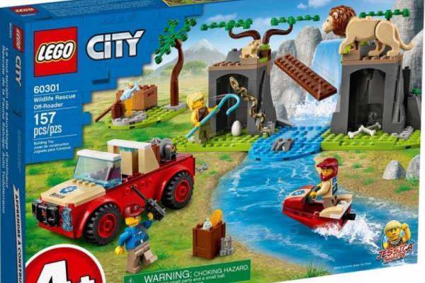 Конструктор LEGO City Позашляховик для порятунку диких тварин арт.60301