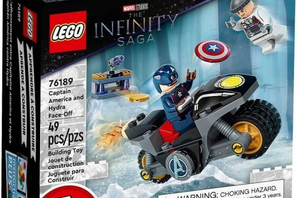 Конструктор LEGO Super Heroes Сутичка Капітана Америки й «Гідри» арт.76189
