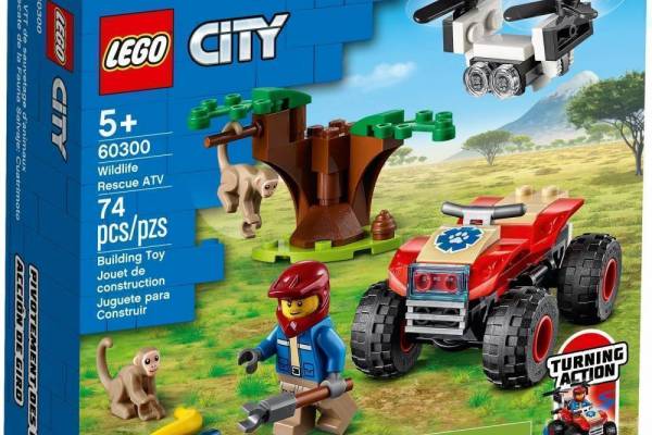 Конструктор LEGO City "Квадроцикл для порятунку диких тварин" арт.60300