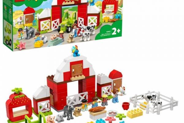 Конструктор LEGO Duplo "Хлів, трактор і догляд за тваринами" арт.10952