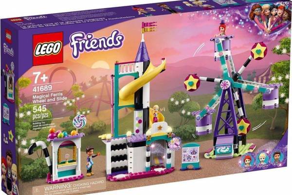 Конструктор LEGO Friends "Магічне колесо огляду та гірка" арт.41689